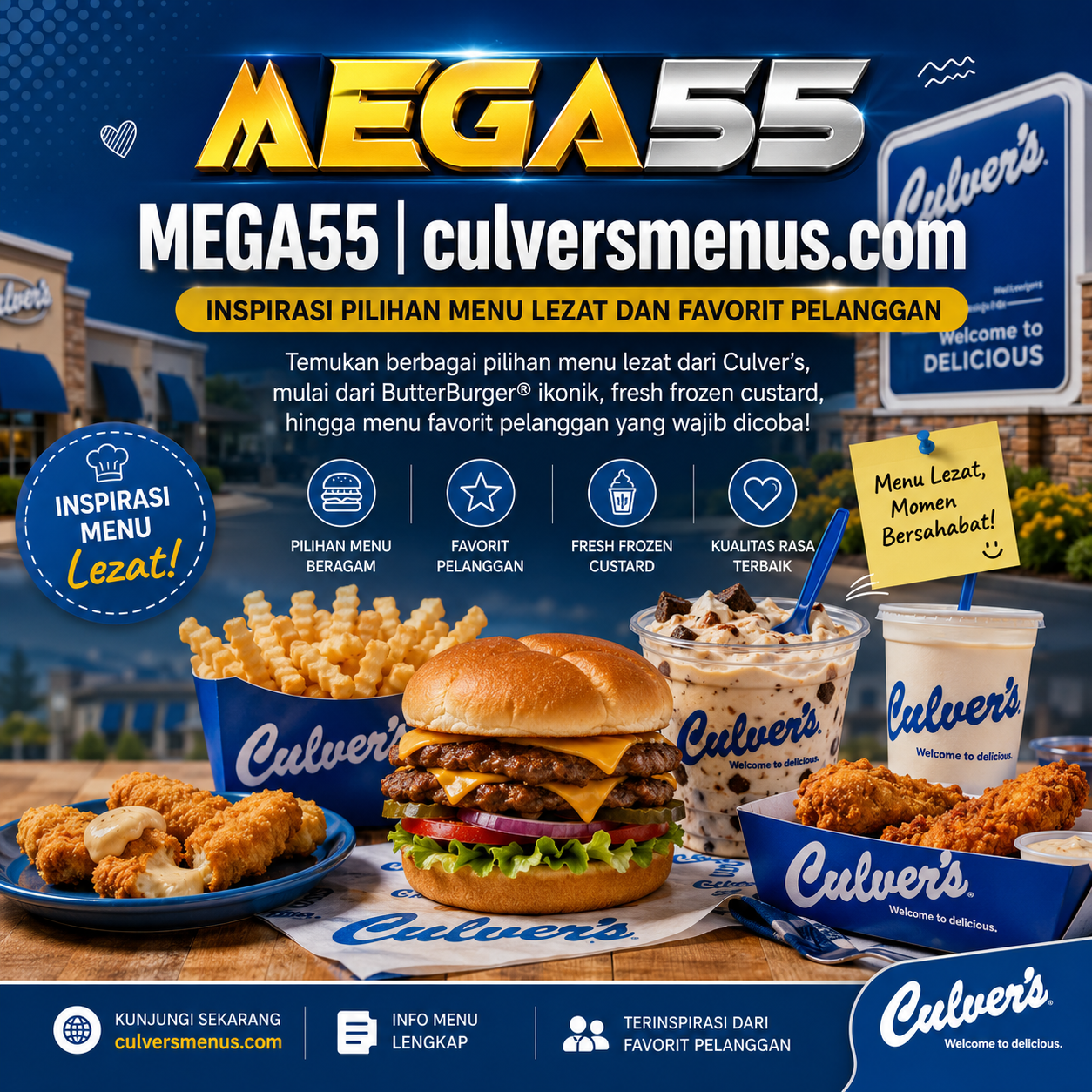 Culvers Menus Banner