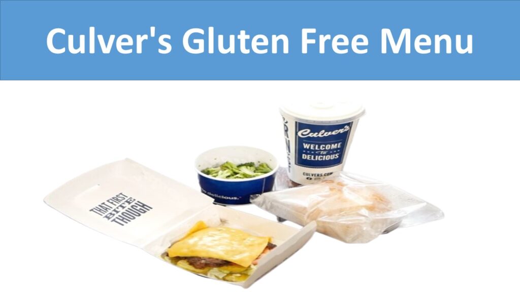 Culver's Gluten Free