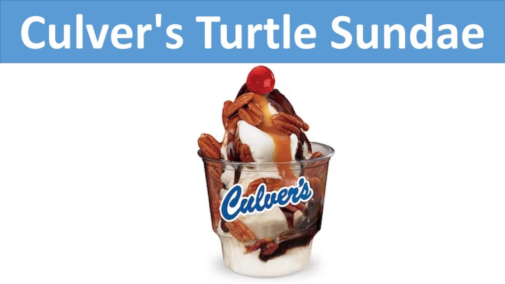 Culver's Turtle Sundae